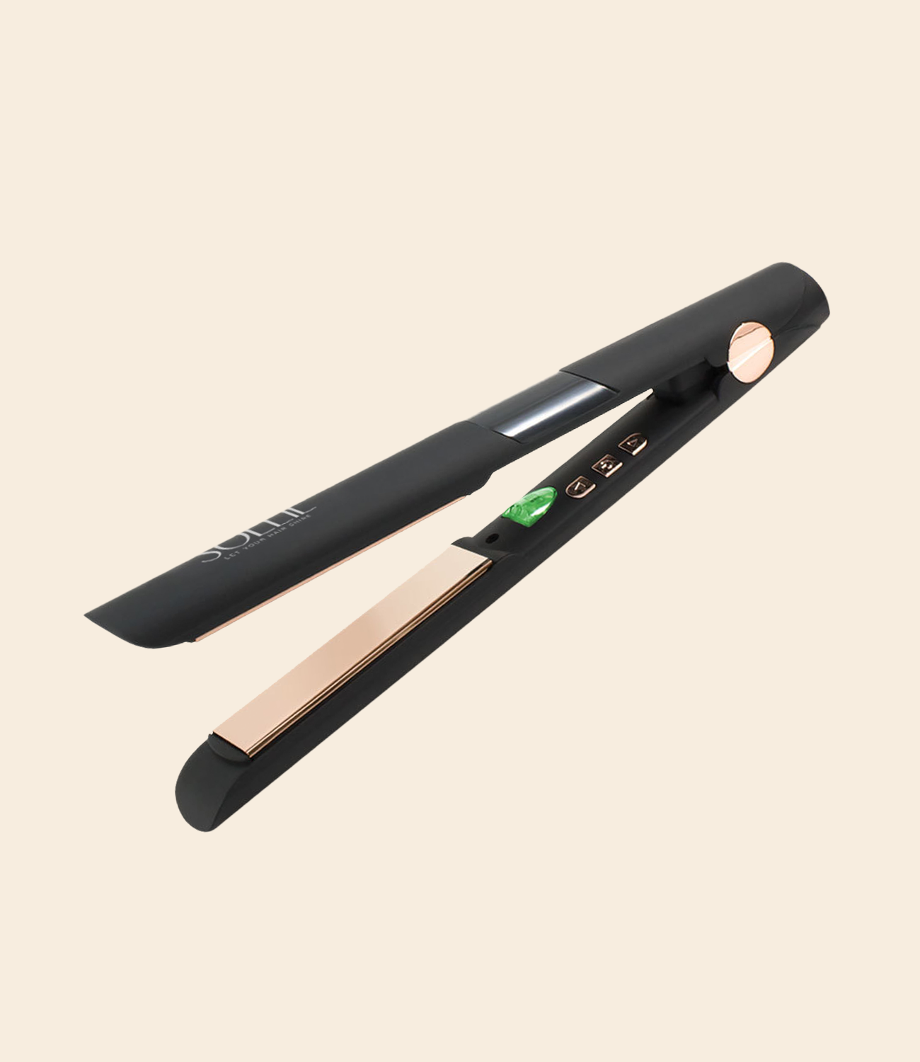 Soleil black flat deals iron