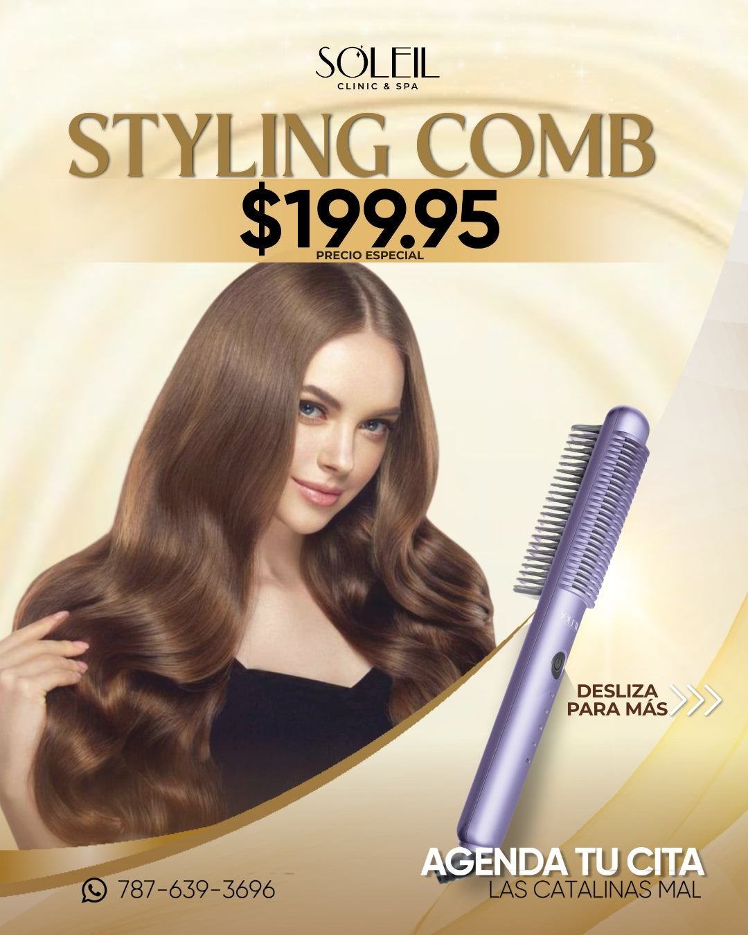 Styling Comb + Heat Case