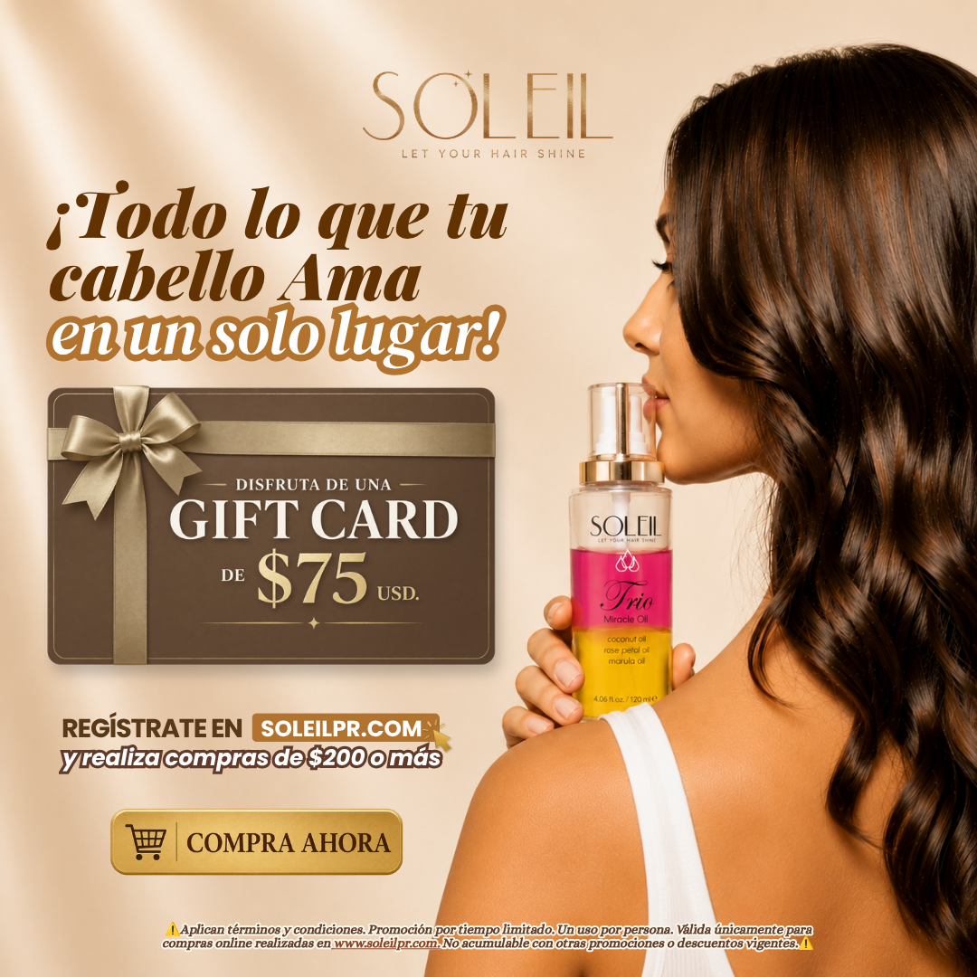Promoción Gift Card de 75 dólares de Soleil