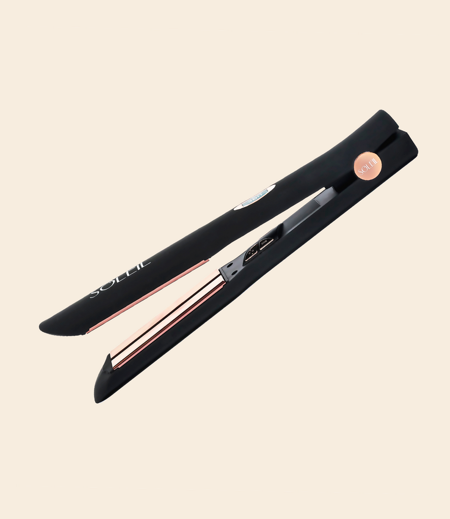 How to curl your hair with a soleil flat iron best sale